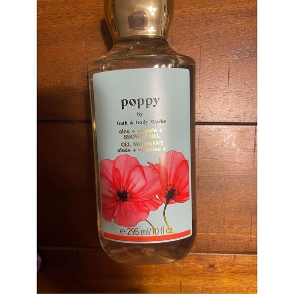 NWT Bath & Body Works Poppy Full Size Shower Gel- 10 oz #2 - Picture 1 of 3